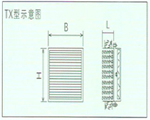 TX型通風(fēng)消聲窗、CTX型采光通風(fēng)消聲窗